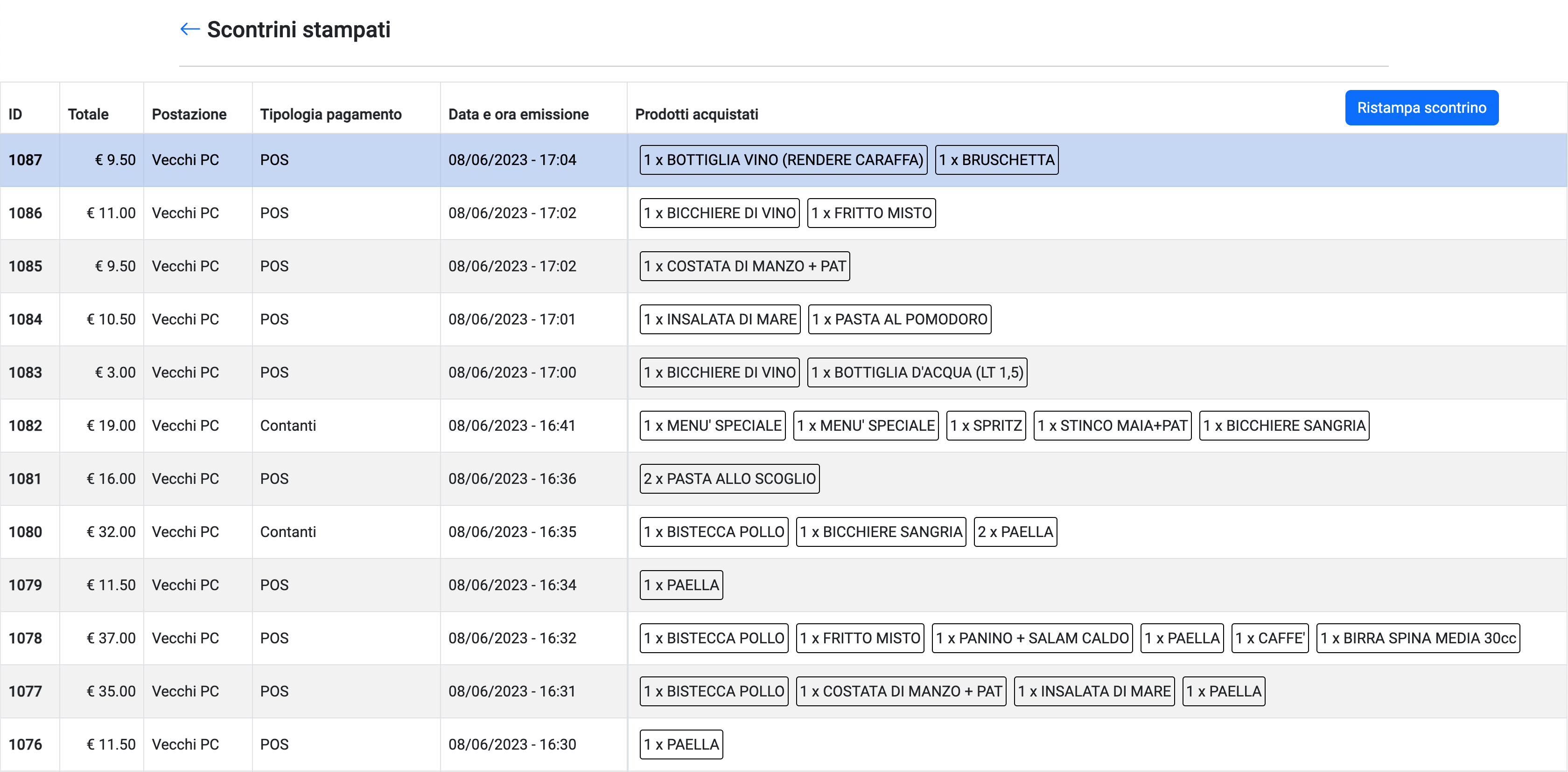 Palio screen 7
